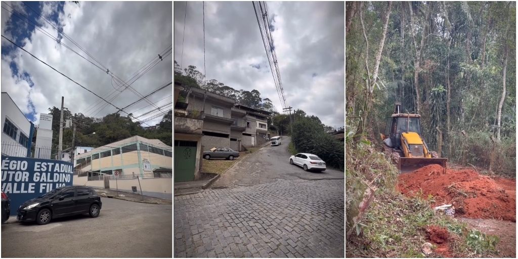 Via alternativa entre Centro e Vale dos Pinheiros deve ficar pronta até o fim do mês em Friburgo