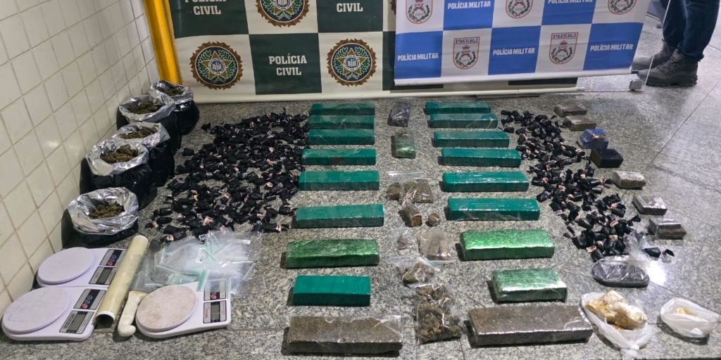Maior apreensão do ano: casal é preso com mais de 20kg de drogas em bairro nobre de Friburgo