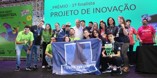 Projeto inovador: alunos da Firjan Sesi Friburgo vencem Torneio de Robótica First Lego League