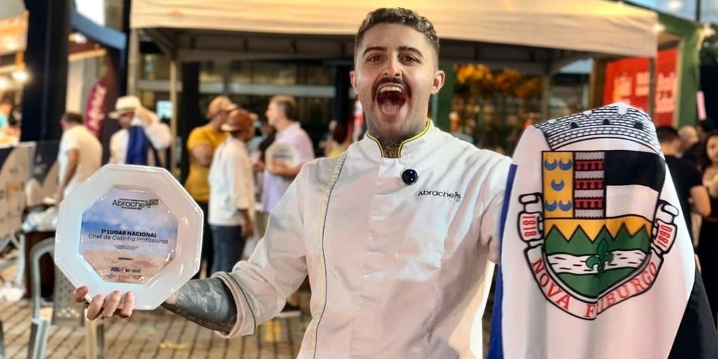 Após vencer campeonato nacional de gastronomia, chef de Nova Friburgo inicia projeto no Espírito Santo