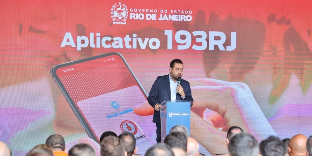 Cláudio Castro (PL) lança aplicativo 193RJ e promete agilizar pedidos de socorro ao Corpo de Bombeiros